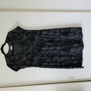 Pact Dress in blue/gray tie-dye - Size Large